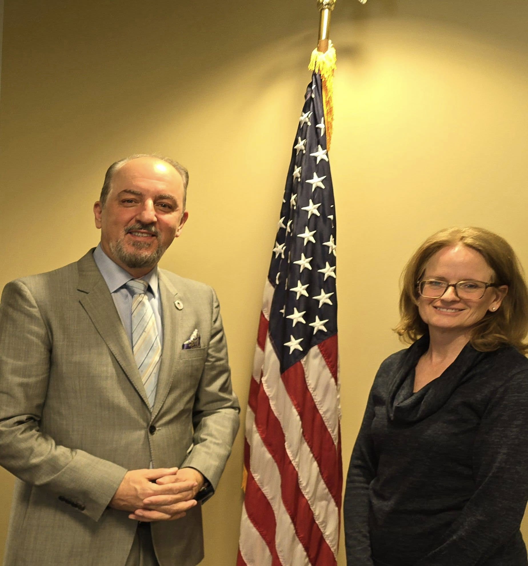 The Council of Albanian-American Relations (AARC) visited the State Department